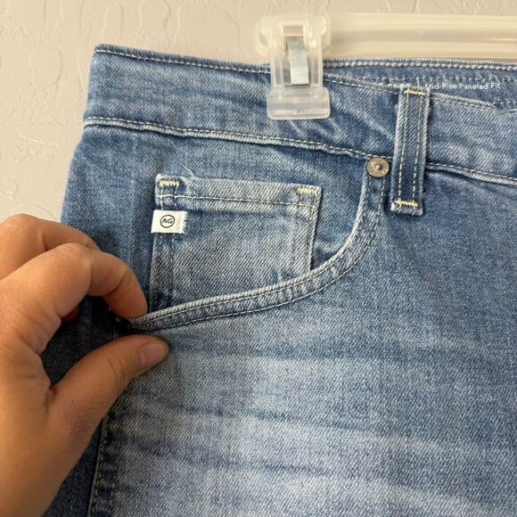 AG Saige Wide Leg Crop With Panel Mid-Rise Paneled Fit In Rosarito, 29 - Picture 2 of 6